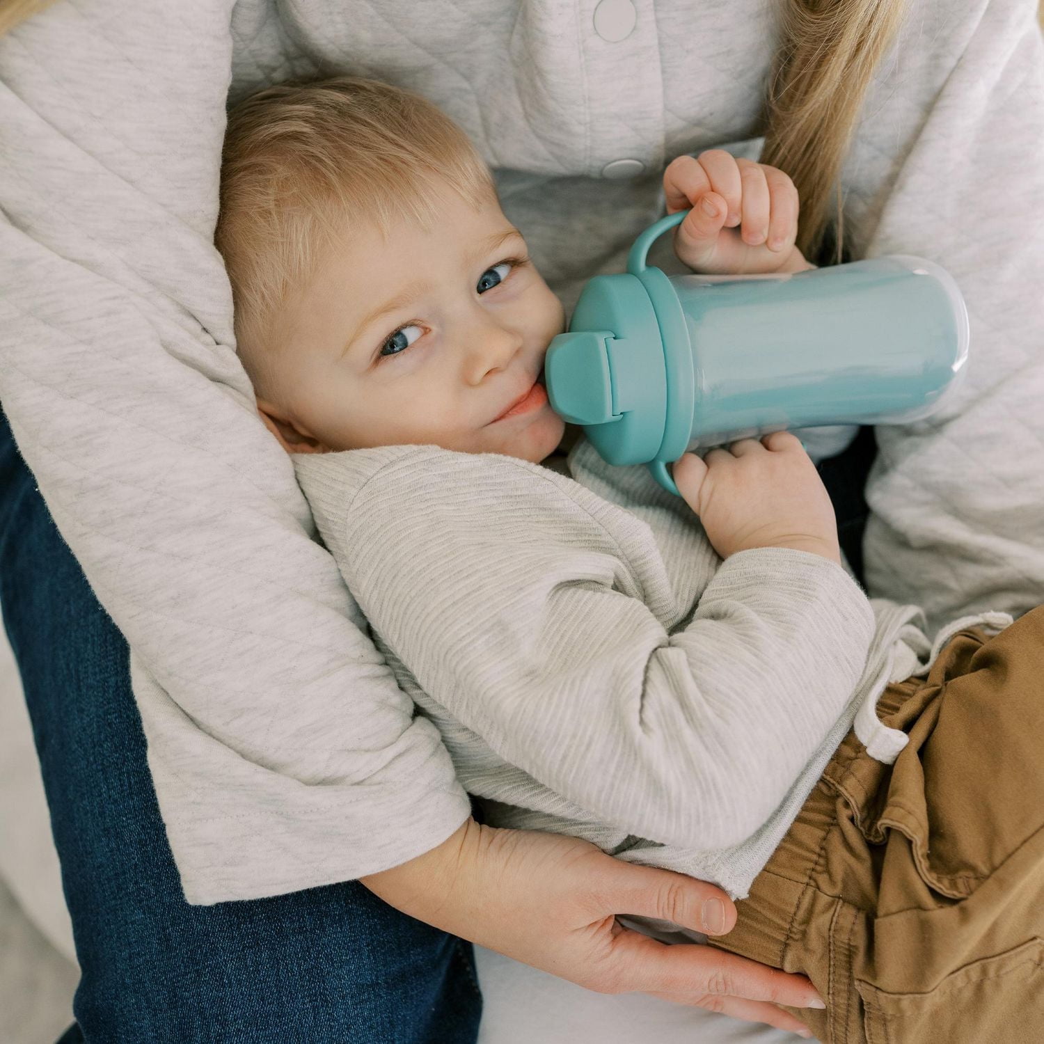 Parent’s Choice Insulated Sippy Cup with Straw and Handles, 300 mL, 2 pack, 12m+,Green, 12 months+, 300 mL, 2 pack, Green