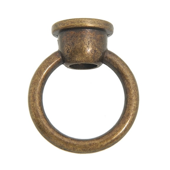 B&P Lamp® 1-3/4 Inch Height Die Cast Zinc Colonial Loop with Antique Brass Finish