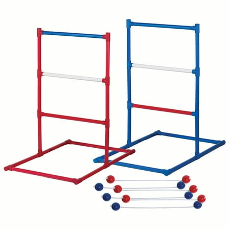 Franklin Sports Ladder Ball Set - Red, White, and Blue Golf Toss Set Includes 2 Ladder Ball Targets with Weighted Base and 6 Bolas - American (Best Ladder Ball Set Reviews)