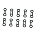 thumbnail image 4 of koolsoo 10 Pieces Rigging Ropes Fixing Stopper Keeper Rappel Abseil Positioning Gear Gray, 4 of 9