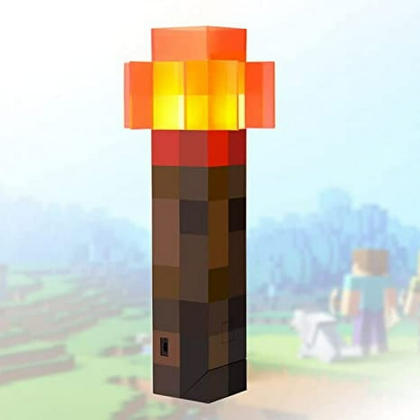 Redstone Torch Light, USB Rechargeable Wall Mounted or 12.6 Inch