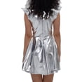 thumbnail image 4 of Women's Sequin Party Dress Metallic Pleated Skirt Outfit for Evening Celebration, 4 of 4
