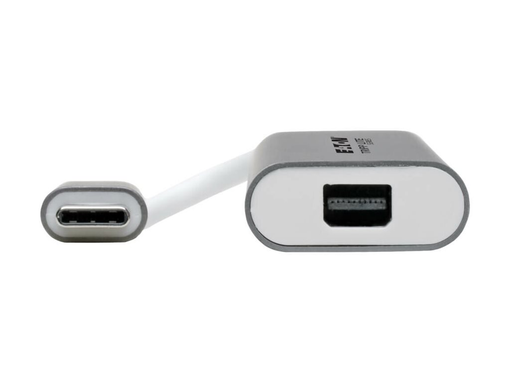 Tripp Lite USB C to Mini DisplayPort Adapter Converter Aluminum 4K 3.1 M/F