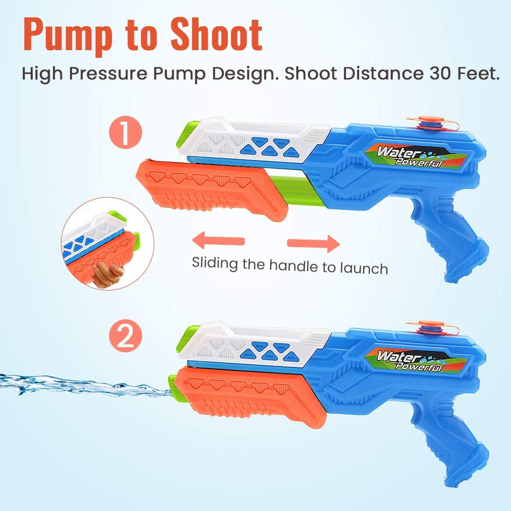 Water Guns For Kids 2 Pack Super Squirt Guns Water Soaker Blaster 5cc Capacity 30 35 Feet Shooting Range Toys Gifts For Boys Girls Children Summer Swimming Pool Beach Water Fighting Play Toys Water Guns For Kids 2 Pack Super Squirt Guns Water Soaker Blaster 5cc Capacity 30 35 Feet Shooting Range Toys Gifts For Boys Girls Children Summer Swimming Pool Beach Water Fighting Play Toys