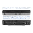 thumbnail image 5 of HP EliteDesk 800 G4 Mini PC, Intel Core i5-8500 Upto 4.1GHz, 8GB RAM, 512GB NVMe SSD, DisplayPort, Wi-Fi, Bluetooth, Windows 10 Pro, 5 of 7