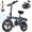 Blue, variant on INSDRGN Folding Electric Bike for Adults Teens, 650W Peak Motor, 10.4AH 48V Battery 14" Electric Bicycles, 28 Miles Range, Mini Ebike for City Commuter, UL2849, Blue