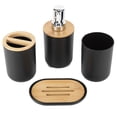 thumbnail image 1 of Bathroom Set, Toothbrush Cup Durable Waterproof Multifunctional  For Home For Family For Hotel Black,White,Grey, 1 of 8