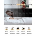 thumbnail image 4 of Love Christmas Black Out Curtains 72 Inch Long, Light Blocking Drapes with Black Liner, Tropical Tree Red Black Plaid Xmas Thermal Insulated Blackout Curtains for Bedroom Living Room 52"x72" 2 Panels, 4 of 8