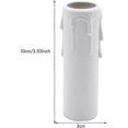 thumbnail image 2 of 10 Pcs Vintage Candle Drips Plastic Covers 30 * 100mm Tubes Chandelier Socket Covers Chandelier Wall Light Pendant Decorationfor Most Thermoplastic La, 2 of 5