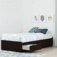 thumbnail image 4 of South Shore Step One Twin/Double Chocolate Brown Bed Storage, 4 of 9