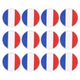 thumbnail image 3 of 12pcs Round Flag Clothes Repairing Patches Flag Clothes Patches Accessory Creative Embroidery Applique, 3 of 8