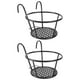 thumbnail image 1 of 2 soportes para macetas suculentas colgantes con pasamanos, soporte de hierro para macetas, soporte para macetas (negro), 1 of 8