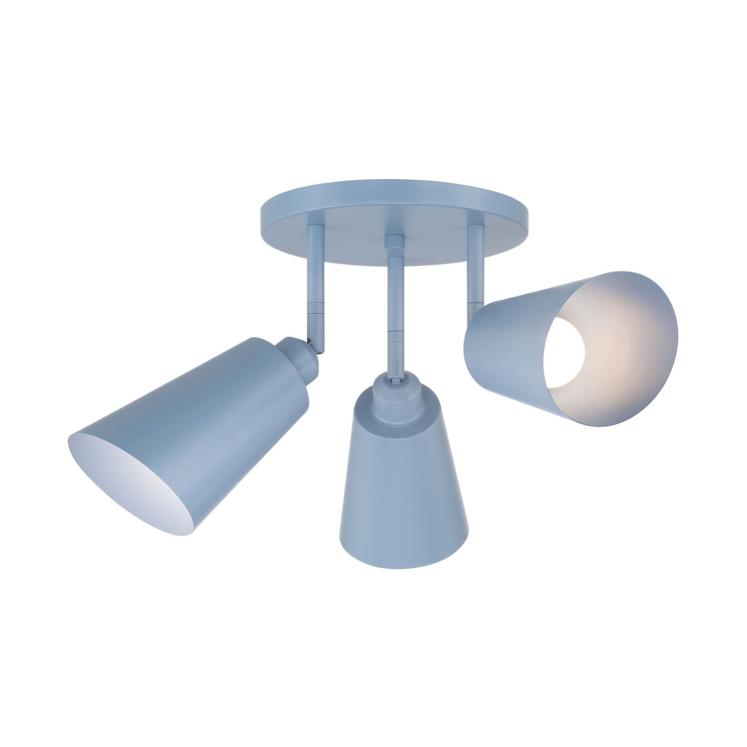 Alvar - 3-Light Semi Flush Mount - Harbor Blue