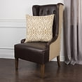 thumbnail image 2 of Rizzy Home Damask 22" x 22" Cotton Pillow Cover in Gold/Natural, 2 of 3