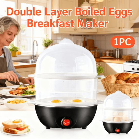 4 in 1 electric egg cooker | Boils upto 14 eggs | Poacher | Omelet maker | Vegetable steamer,dumpling & More