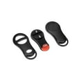 thumbnail image 2 of KarParts360 For Chrysler Town and Country/Voyager 2001 2002 2003 Keyless Remote Case | Plastic Material | Black | Lock/Unlock/Panic Button Functions | 3 Button | Replacement For 4671641, 4686481AB, 2 of 4
