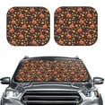 thumbnail image 2 of Sikiie Turkey Bird Print Foldable Car Windshield Sun Visor, Car Window Sunshade Suitable for Sedan, SUV and Truck Car Accessories-Large, 2 of 6