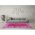 thumbnail image 3 of Ahgly Company Indoor Rectangle Geometric Pink Traditional Area Rugs, 2' x 4', 3 of 4