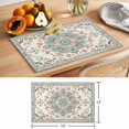 thumbnail image 6 of Bohemia Pattern Placemats Set of 4, Blue Retro Boho Ethnic Farmhouse Flower Non-Slip Place Mats Washable Table Mats for Kitchen Dining Table Decorations Indoor/Outdoor, 6 of 9