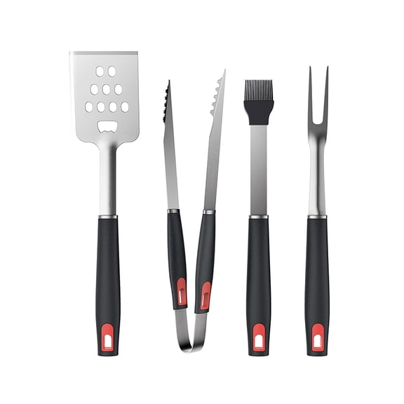 Juego de Utensilios para Asador 4 Piezas Aquila Modelo San Juan UA4533