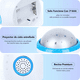 thumbnail image 4 of Reloj Despertador Con Proyección De Estrellas Para Niños Blanco detalles azul, 4 of 5
