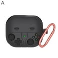 thumbnail image 3 of Silicone Earphone Case with Retro Console Design, Wireless Charging Support, and Anti-Lost Carabiner for Specific Earbuds, 3 of 6