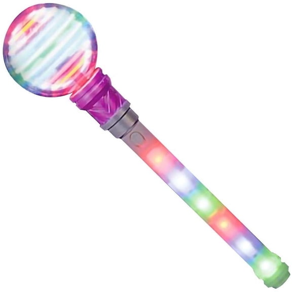 ArtCreativity Spinning Magic Ball Wand, LED Light Up Toy for Kids, Fun Birthday Gift