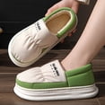 thumbnail image 3 of Nuevas zapatillas gruesas de algodón de invierno 2024 con tacón para hombres, parejas, ropa interior cálida para exteriores, zapatos de algodón para mujeres, 3 of 5