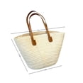 thumbnail image 2 of MMJ Straw Tote Bag Large Woven Beach Purse Natural Seagrass Summer Handbag for Vacation Shopping, 2 of 6