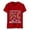 Red, variant on Pi Day Celebration Graphic Printed Women's Casual T-Shirt Top For Everyday Comfort Oversized T-shirts Short Sleeve Crewneck Casual Tops