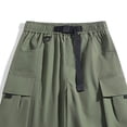 thumbnail image 4 of Aimik Techwear Cargo Shorts for Men Belted Waist Flap Pockets Mens Outdoor Shorts Summer Functional Shorts for Hiking or Travel, 4 of 5