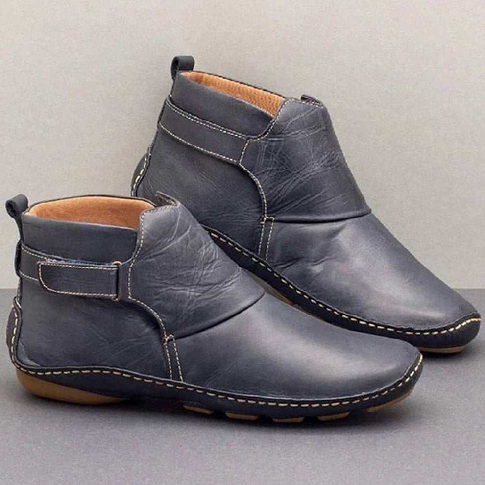 comfortable soft leather booties