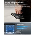 thumbnail image 3 of ESR Geo MagSafe Wallet with Find My | 5‑Card RFID‑Blocking Wallet & Adjustable Stand for iPhone 12‑17 Series | Black, 3 of 8