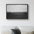 thumbnail image 3 of IDEA4WALL Framed Canvas Wall Art Black And White Abstract Modern Art Mid-Century Geometric Shapes Landscape Artwork Print Contemporary for Living Room, Bedroom, Office - 24"x36" Black, 3 of 5