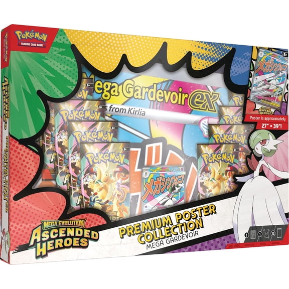 Pokemon TCG: Mega Evolution - Ascended Heroes - Premium Poster Collection - Mega Gardevoir