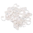 thumbnail image 2 of 50Pcs Poultry Leg Bands Numbered Chicken Identification Rings for Pigeons Ducks Geese White, 2 of 9