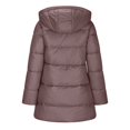 thumbnail image 5 of Winter Coats for Women Puffer Jacket Womens New Solid Color Long-sleeved Hooded Fashion Cotton-padded Jacket, 5 of 6
