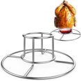thumbnail image 1 of Support de Canette de Bière, Support de Poulet en Acier Inoxydable pour Grill Rôtissoire Fumoir, 1 of 5