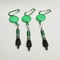 thumbnail image 6 of QUTETN 3pcs Portable Retractable Keychain Ballpoint Pen With Lanyard For Hiking  Multiple Colors Available, 6 of 6