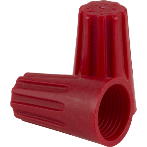 HyperTough TwistOn Large Wire Connectors, 20 Pack, Red, 42164