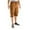 British Khaki, variant on Mens Cotton Fashion Multi Pocket Belted Cargo Short-13015-Nv-44