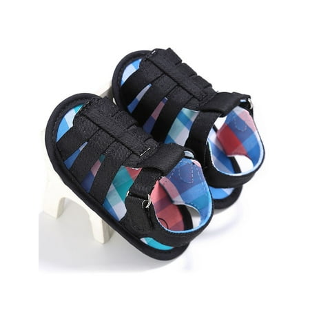 Reef Rubber Sole Sandals - Babula Baby Boy Girl Soft Sole Crib Sandals Shoes