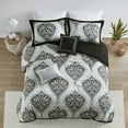 thumbnail image 4 of Intelligent Design Senna -All Seasons Comforter Set, Black - King/Cal King, 4 of 16