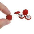 thumbnail image 4 of Unique Bargains 10pcs 20L Fabric Cloth Covered Button 12.5mm Round Metal Shank Sewing Buttons for Suits Dress Blouses, Red, 4 of 5