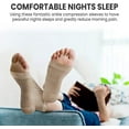 thumbnail image 6 of AVIDDA 1 Pair Plantar Fasciitis Support Socks Ankle Support Compression Foot Sleeves for Sprained Ankle, Running Sports Protection Pain Relief, Beige, Size XL, 6 of 7