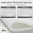 thumbnail image 5 of Cshidworld Ultra Soft Rug for Living Room, 4X6 Fluffy Area Rug for Bedroom, Modern Shaggy Carpets Fuzzy Rug for Teens Dorm Bedside Home Decor Aesthetic, Heavy Duty Non Slip, White, 5 of 7