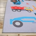 thumbnail image 4 of Superior Country Trucking Non-Slip Kids Playroom Nursery Washable Indoor Area Rug, 8' x 10', 4 of 11