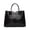 black, variant on Genuine Cowhide Crocodile Women Tote Bag, Black Shoulder Crossbody Purse