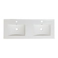 thumbnail image 2 of American Imaginations 59-in. W 1 Hole Ceramic Top Set In White Color - Overflow Drain Incl. AI-31691, 2 of 9