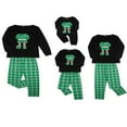 thumbnail image 1 of Matching Family Christmas Pajamas Sets Holiday PJs with Elf Print Loungewear Sleepwear, 1 of 6